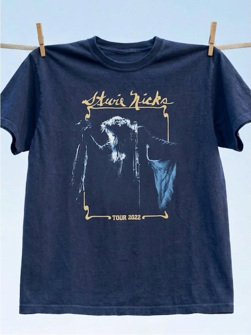Stevie Nicks Tour 2022 Navy Graphic Tee